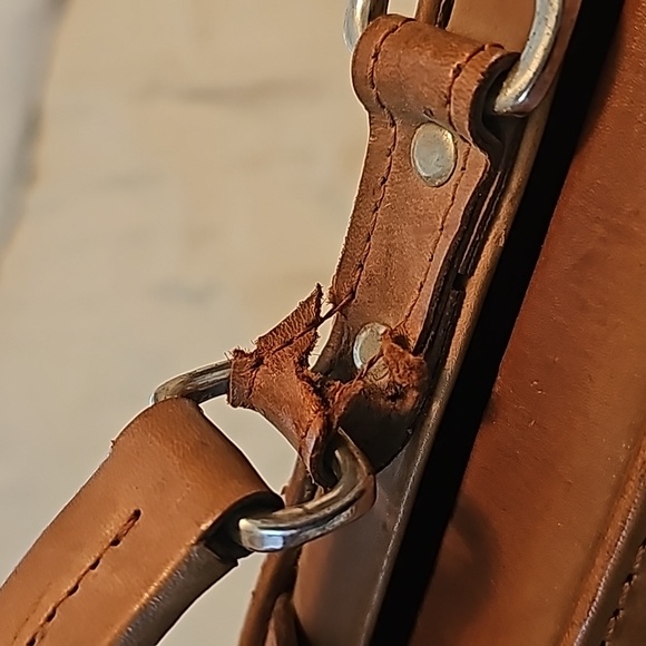 Tooled Leather Briefcase - Picture 6 of 7